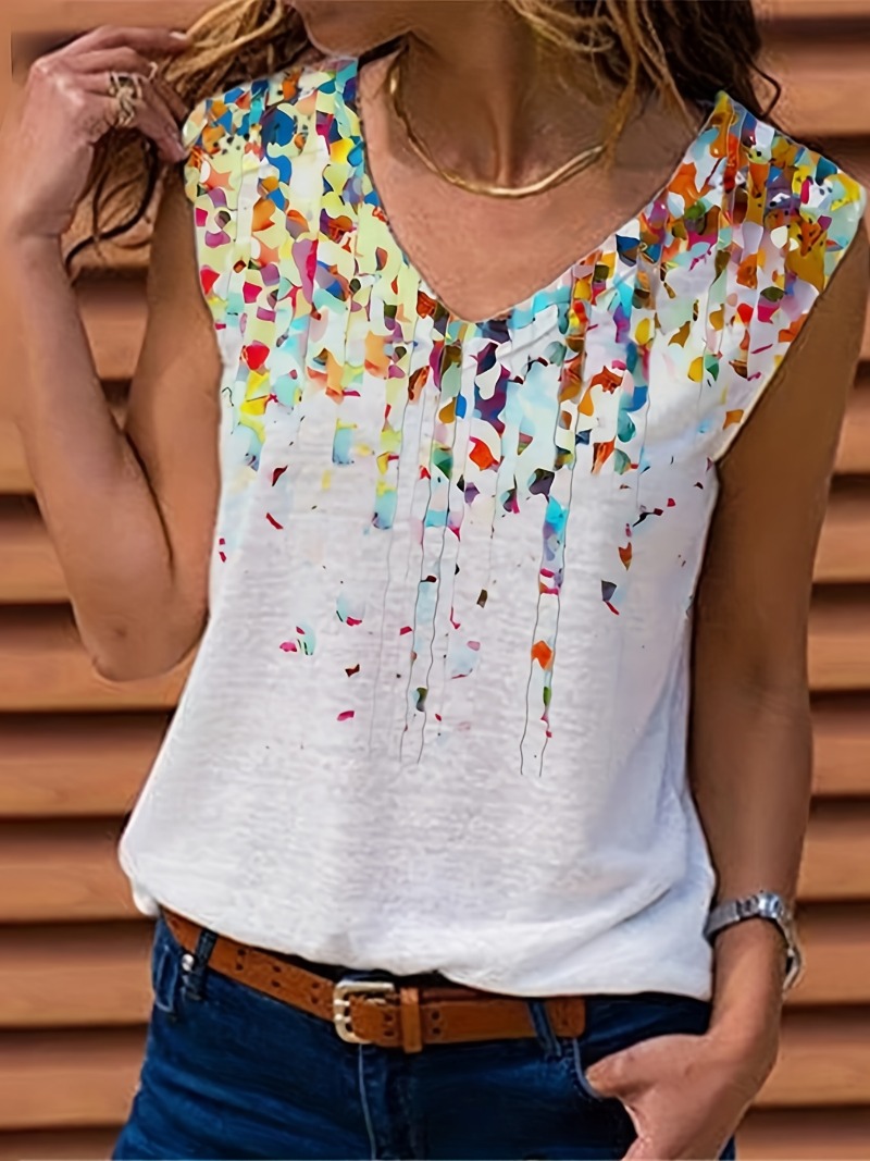 Women'S Fashion Vest Tops - Plus Size 1XL-5XL Top moda donna