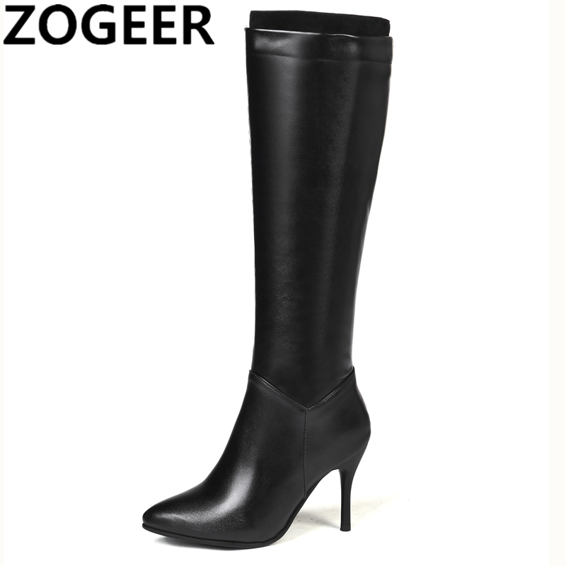 Women'S Fashion Knee High Boots - Stivali alti al ginocchio classici autunno