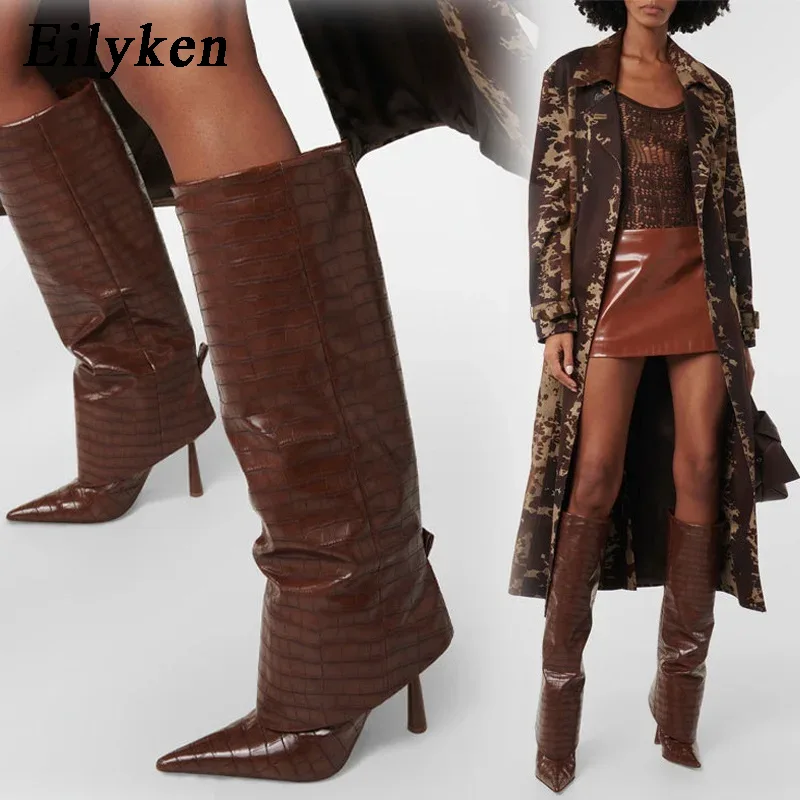 Eilyken 2027 Stivali Alti da D - Women'S Fashion Knee High Boots recensione e prezzo