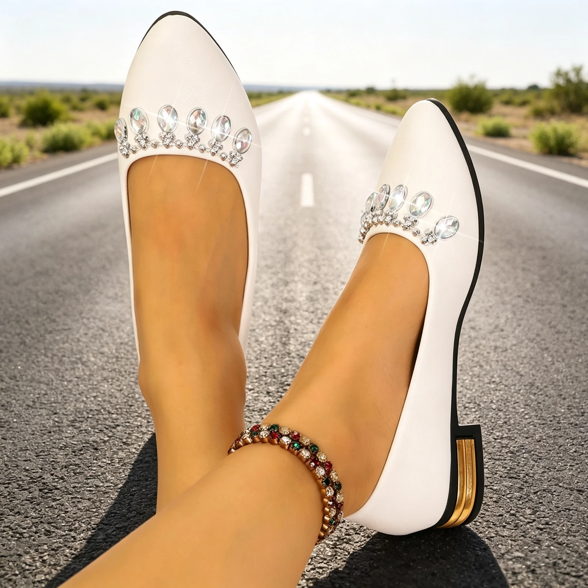 Scarpe Basse da Donna a Punta, - Women'S Fashion Shoes recensione e prezzo