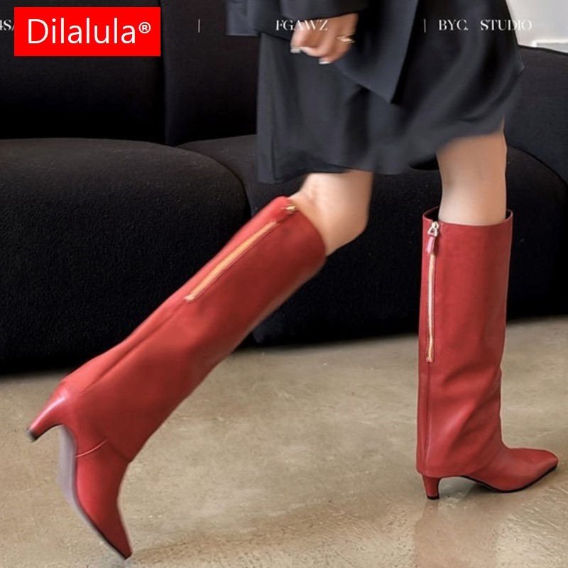 Dilalula 2026 vera pelle di pe - Women'S Fashion Knee High Boots recensione e prezzo